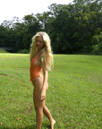 Coastal one piece ~ tangerine π