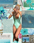 Coastal one piece - turquoise (Pre-orders)