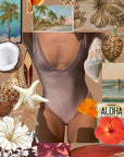 Coastal one piece - Vintage Brown