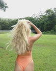 Coastal one piece ~ tangerine π