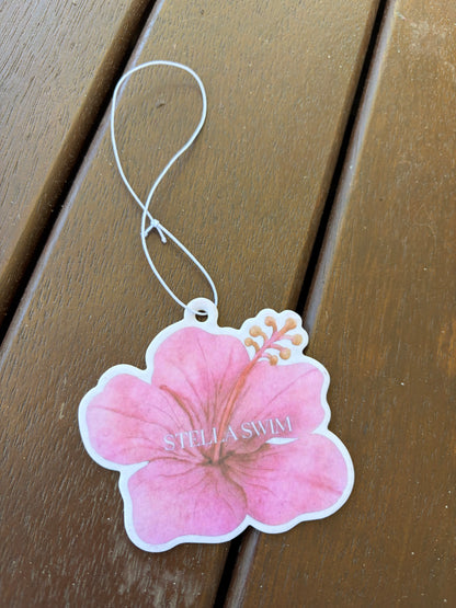 Hibiscus car air freshener - Coconut 🥥