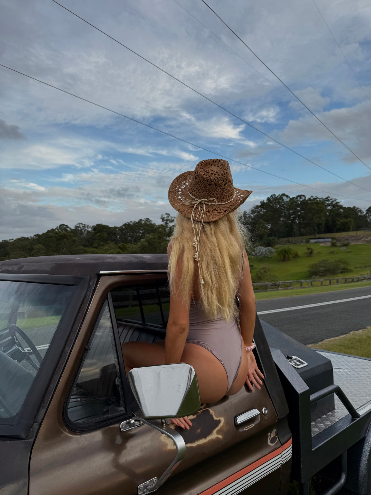 Sun-kissed cowgirl hat