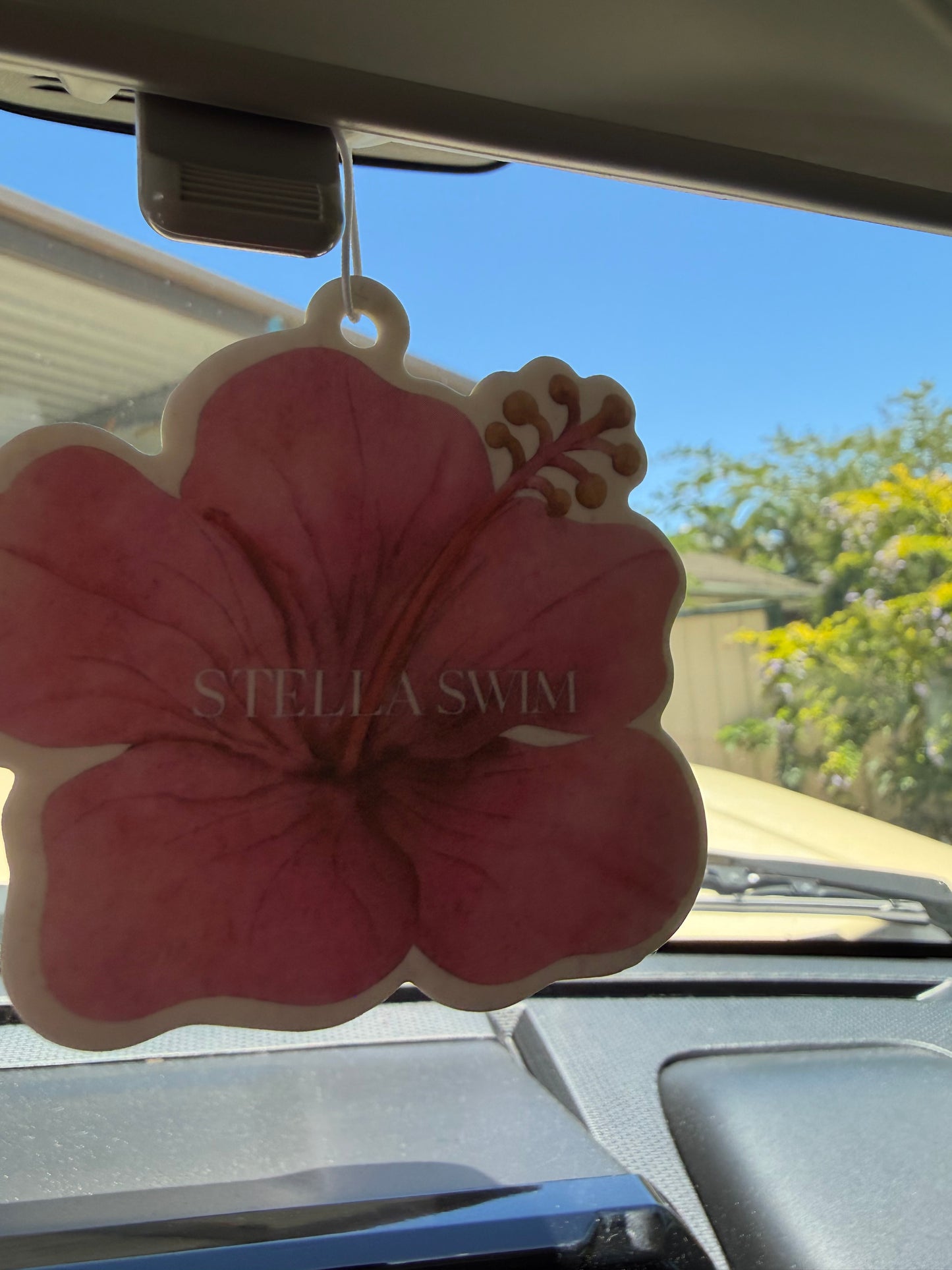 Hibiscus car air freshener - Coconut 🥥