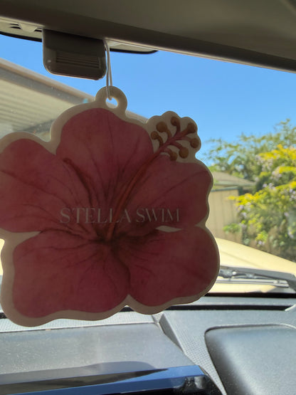 Hibiscus car air freshener - Coconut 🥥