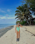 Coastal one piece - turquoise