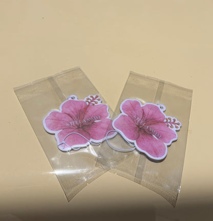Hibiscus car air freshener - Coconut 🥥