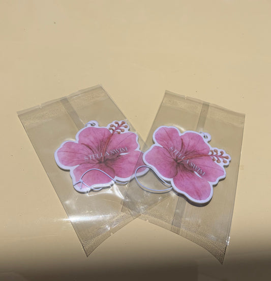 Hibiscus car air freshener - Coconut 🥥
