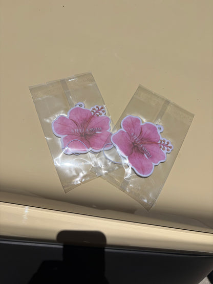 Hibiscus car air freshener - Coconut 🥥